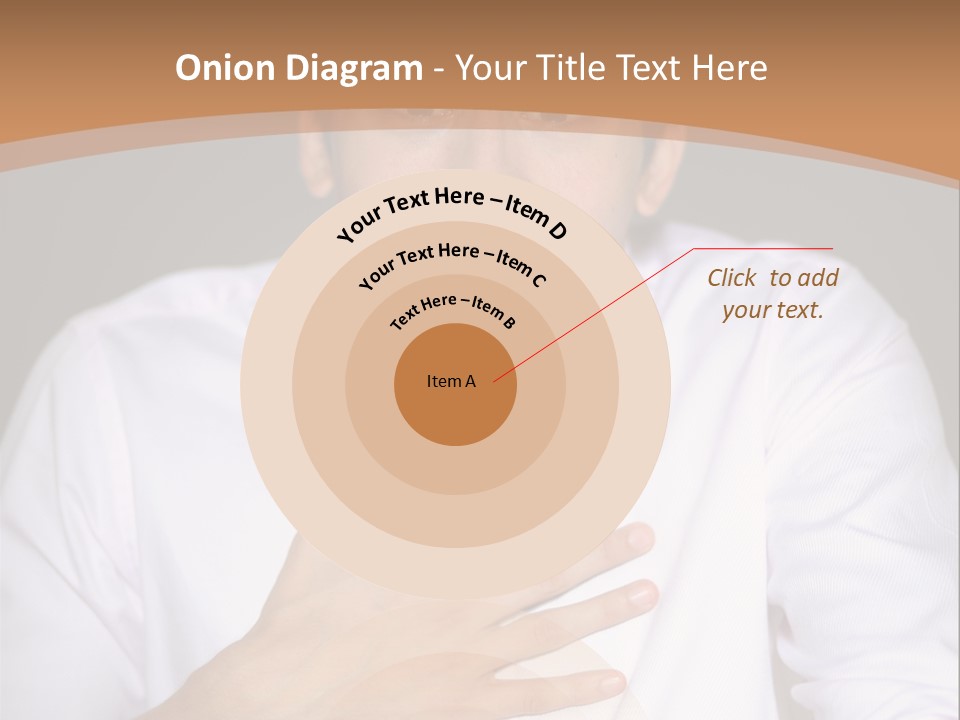 Facial Handsome Wow PowerPoint Template
