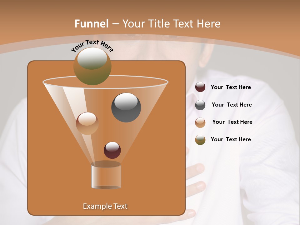 Facial Handsome Wow PowerPoint Template