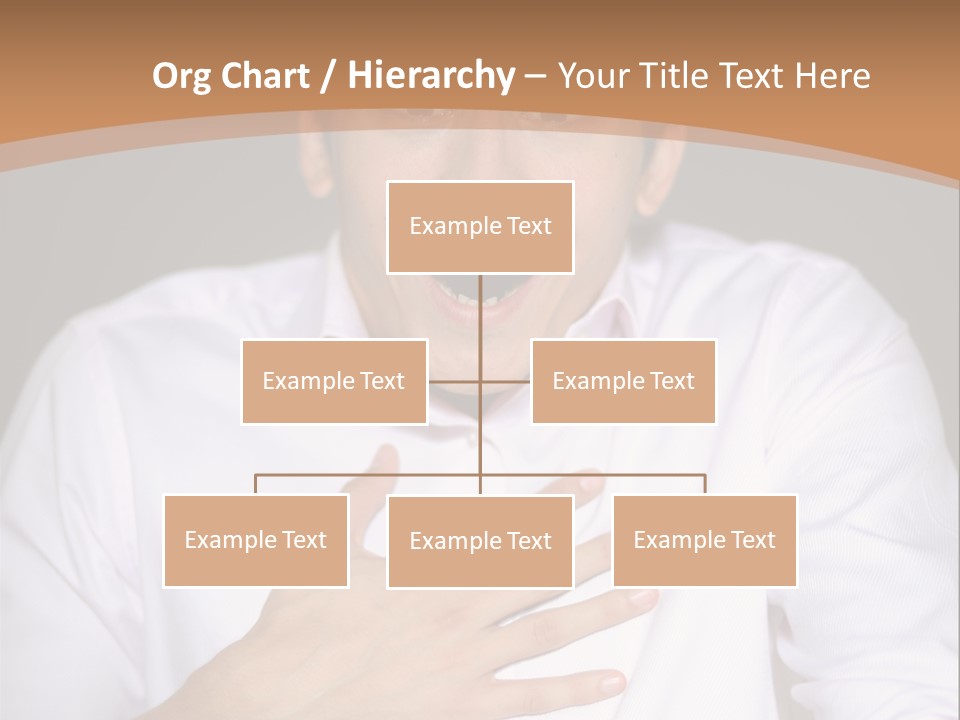 Facial Handsome Wow PowerPoint Template