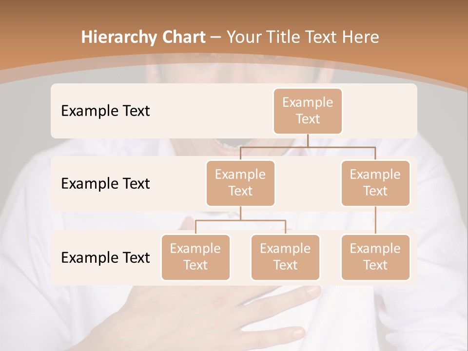 Facial Handsome Wow PowerPoint Template