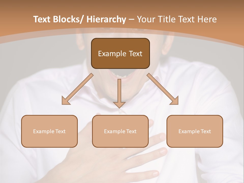 Facial Handsome Wow PowerPoint Template