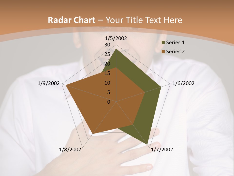Facial Handsome Wow PowerPoint Template