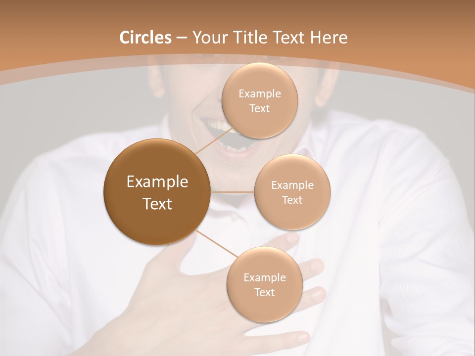 Facial Handsome Wow PowerPoint Template