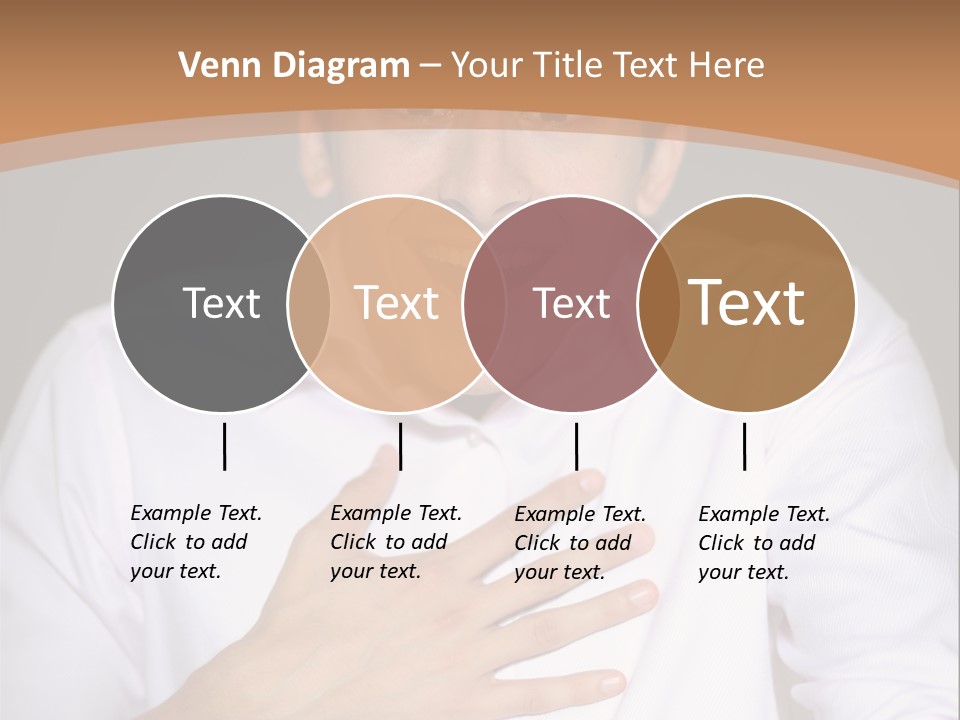 Facial Handsome Wow PowerPoint Template