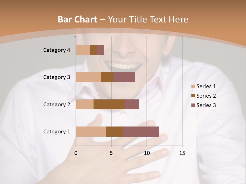 Facial Handsome Wow PowerPoint Template