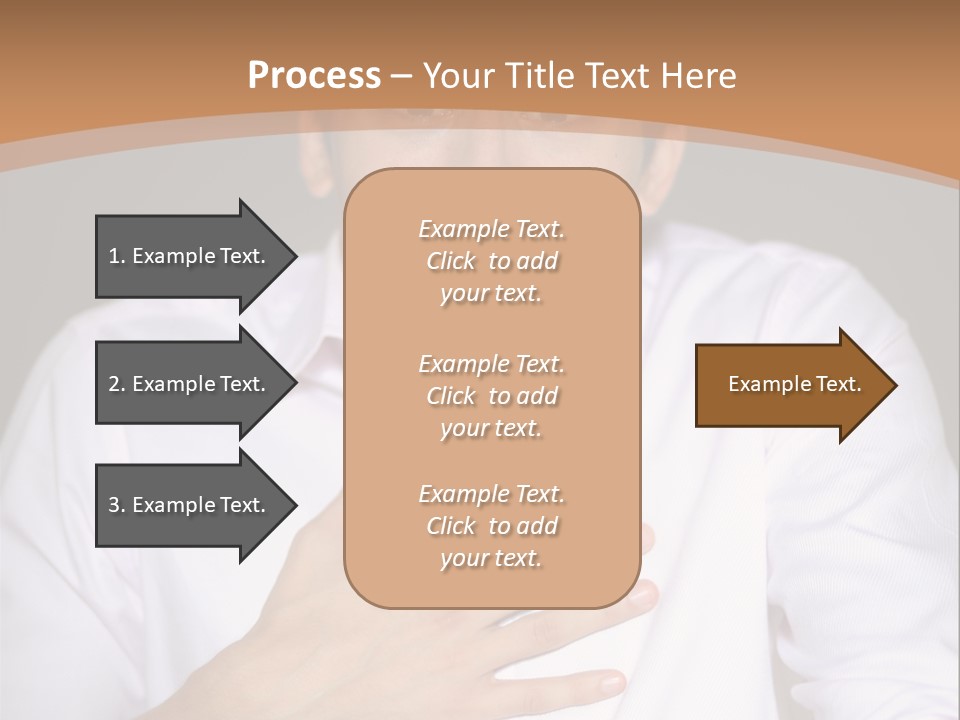 Facial Handsome Wow PowerPoint Template