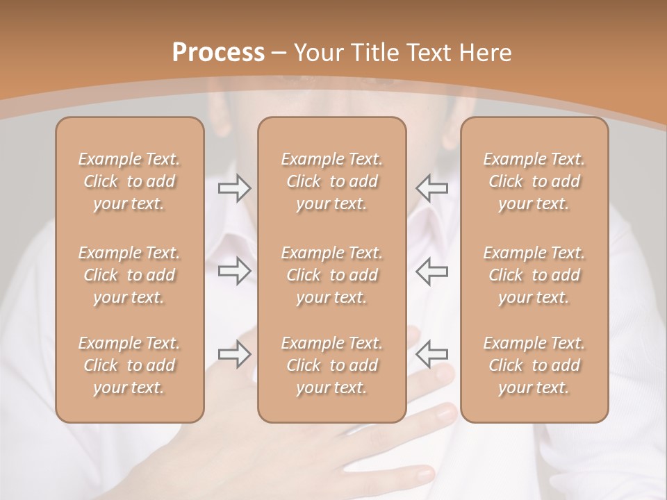 Facial Handsome Wow PowerPoint Template