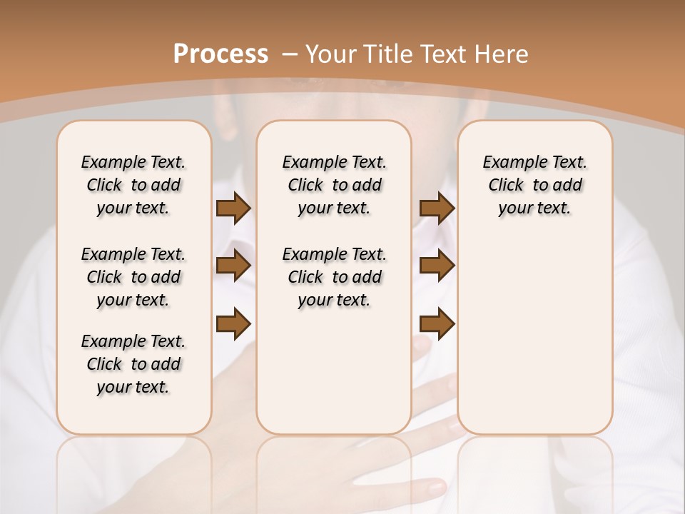 Facial Handsome Wow PowerPoint Template