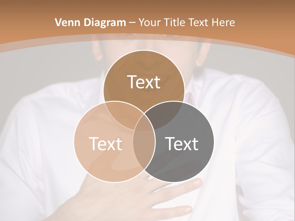 Facial Handsome Wow PowerPoint Template