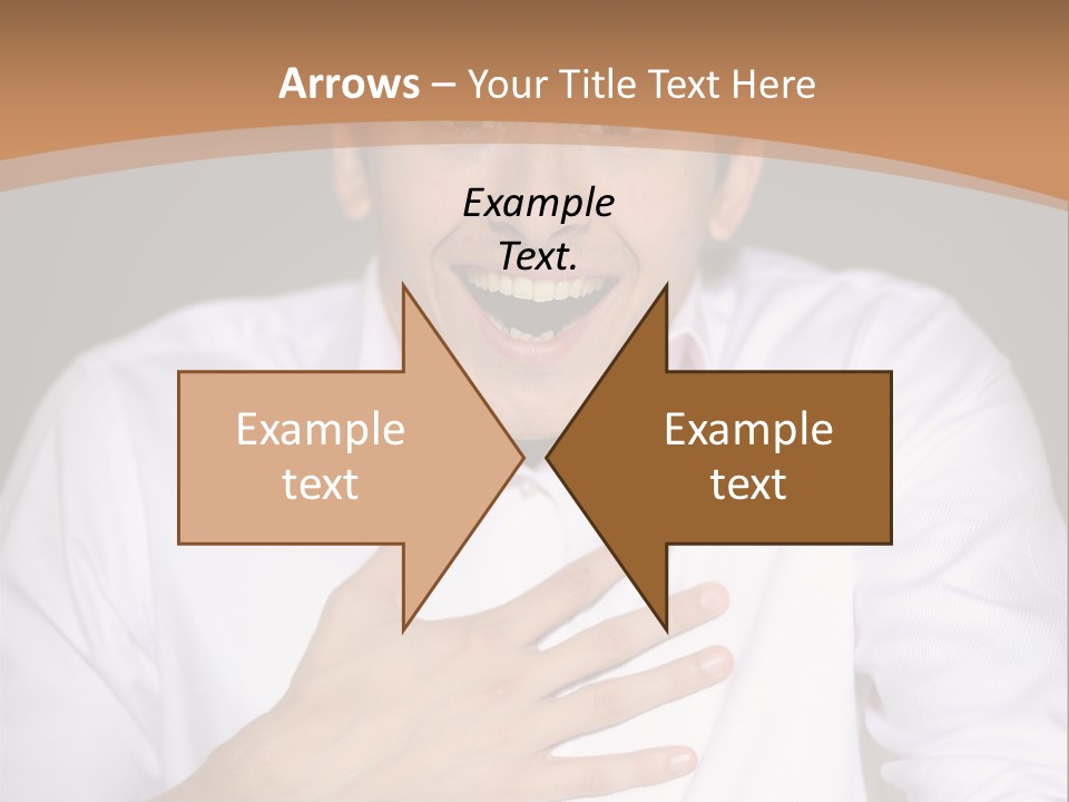 Facial Handsome Wow PowerPoint Template
