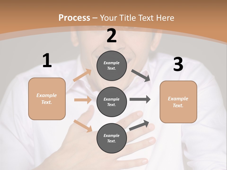 Facial Handsome Wow PowerPoint Template