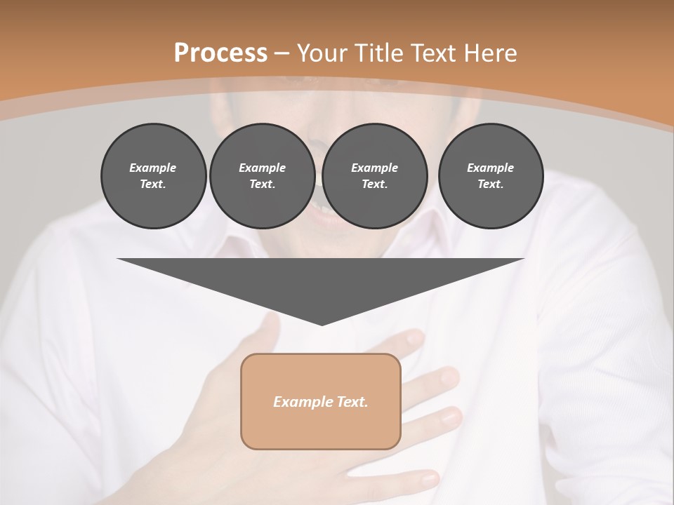 Facial Handsome Wow PowerPoint Template