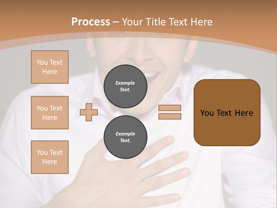 Facial Handsome Wow PowerPoint Template