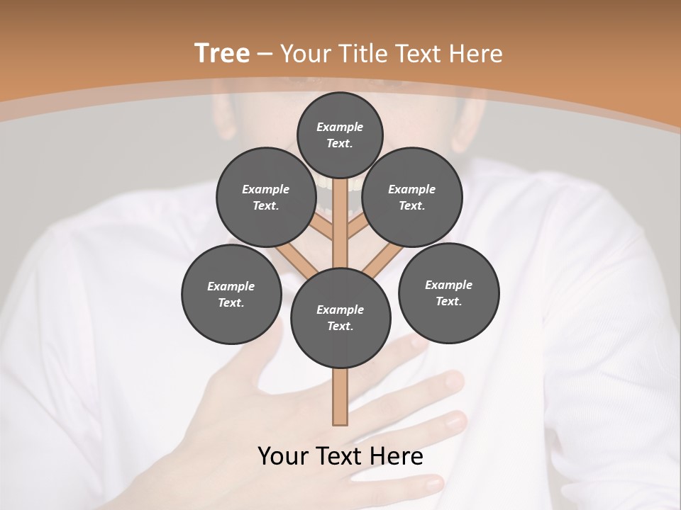 Facial Handsome Wow PowerPoint Template