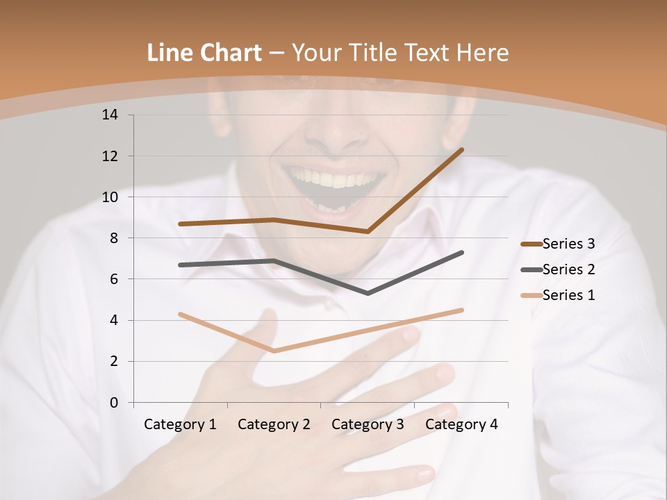 Facial Handsome Wow PowerPoint Template