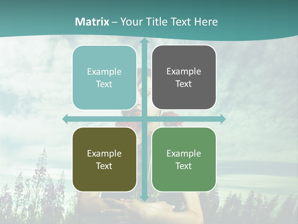 Healthy Floral Summer PowerPoint Template