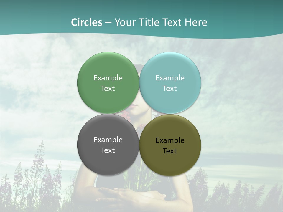 Healthy Floral Summer PowerPoint Template