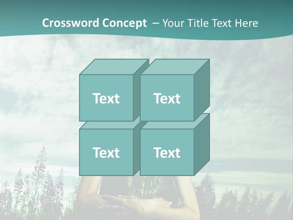 Healthy Floral Summer PowerPoint Template
