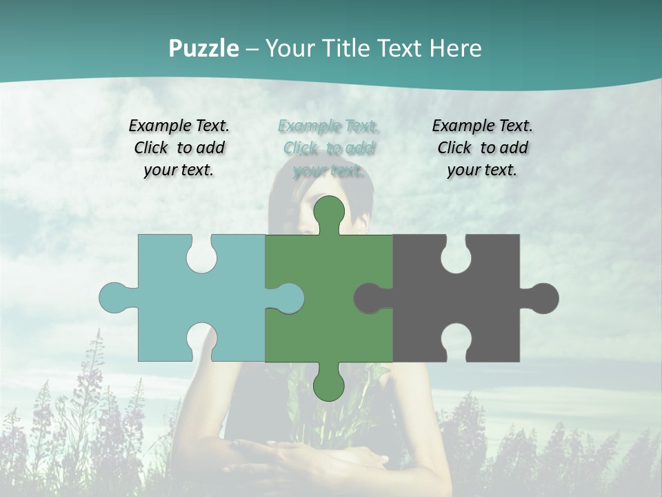 Healthy Floral Summer PowerPoint Template