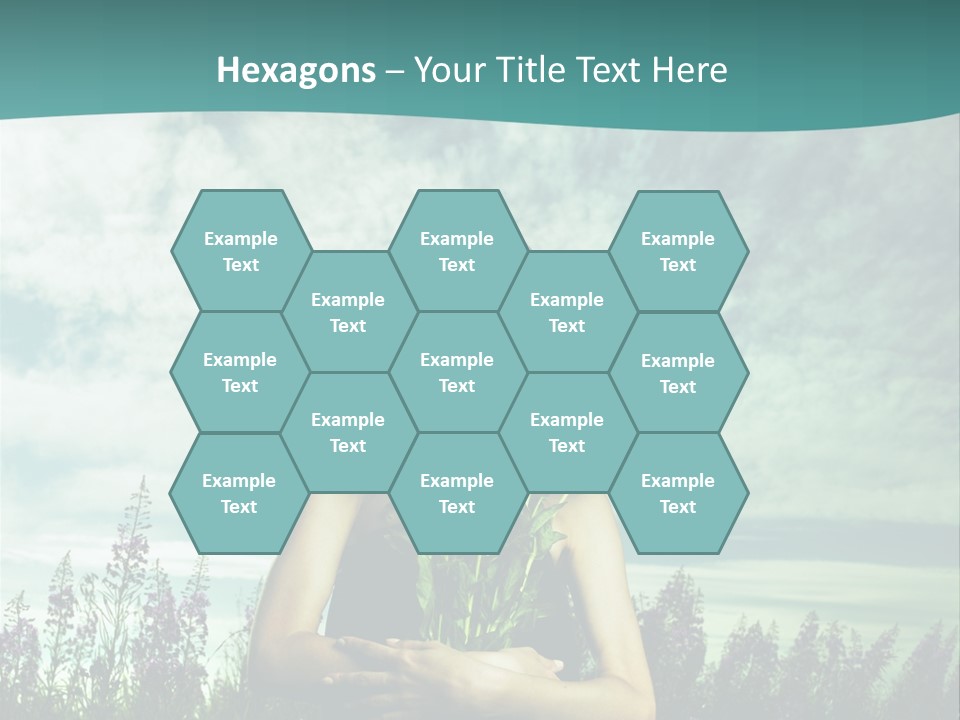 Healthy Floral Summer PowerPoint Template