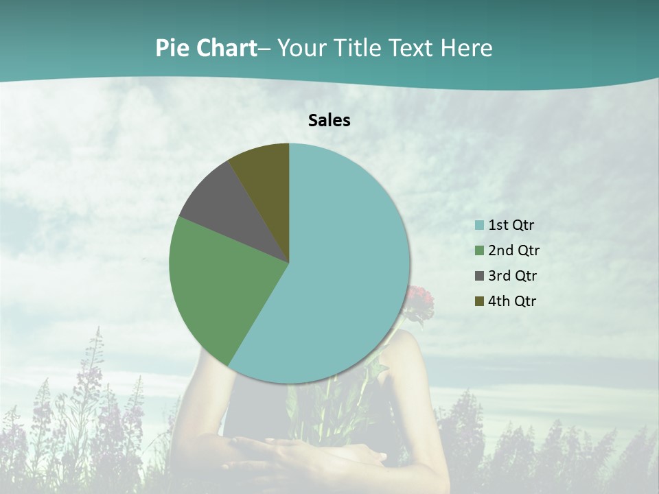 Healthy Floral Summer PowerPoint Template