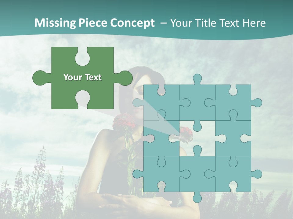 Healthy Floral Summer PowerPoint Template