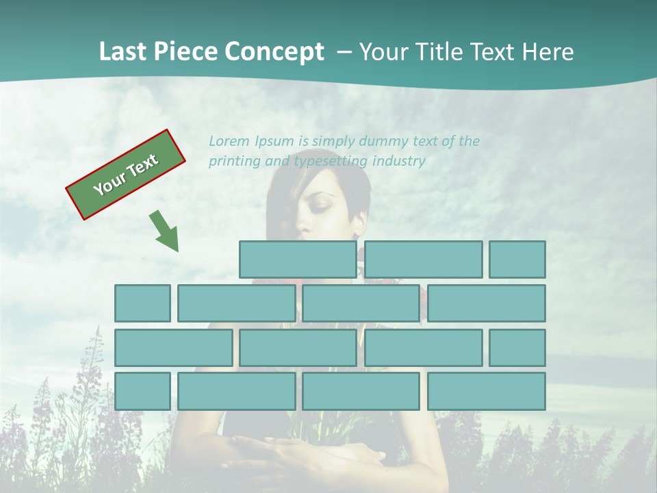 Healthy Floral Summer PowerPoint Template
