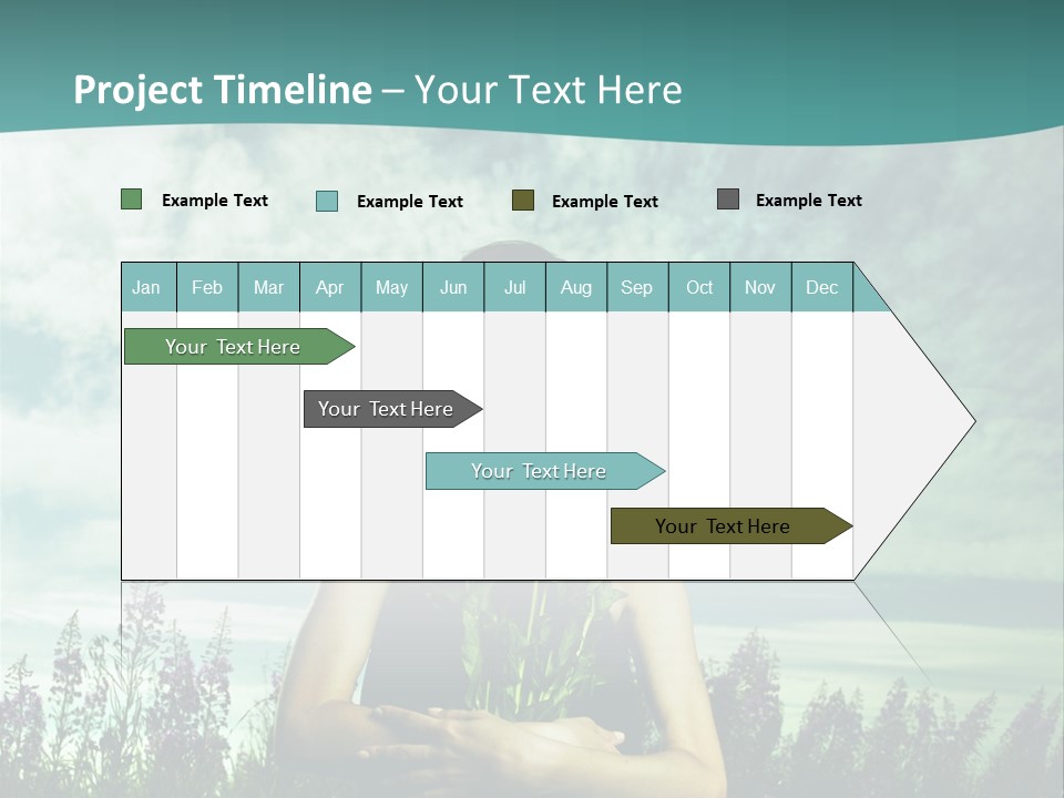 Healthy Floral Summer PowerPoint Template