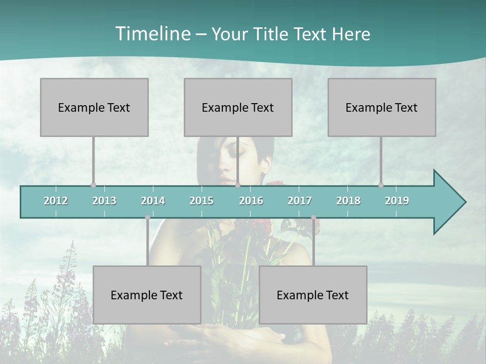Healthy Floral Summer PowerPoint Template