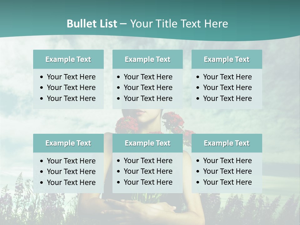 Healthy Floral Summer PowerPoint Template