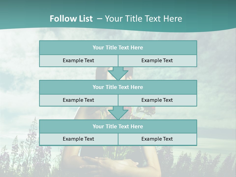 Healthy Floral Summer PowerPoint Template