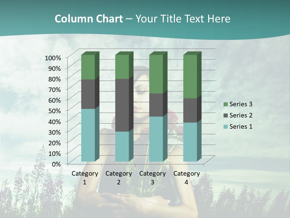Healthy Floral Summer PowerPoint Template