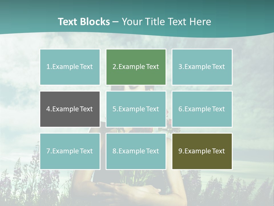 Healthy Floral Summer PowerPoint Template