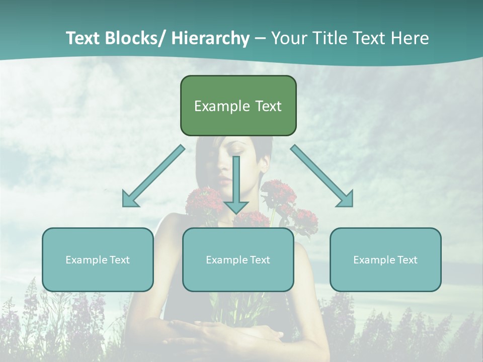 Healthy Floral Summer PowerPoint Template