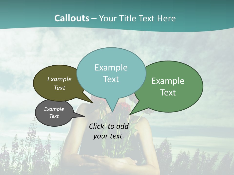 Healthy Floral Summer PowerPoint Template