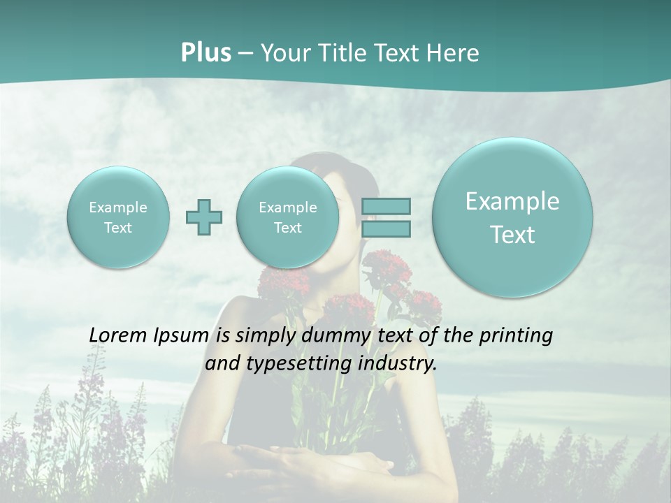 Healthy Floral Summer PowerPoint Template