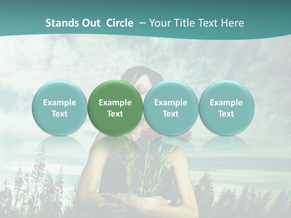 Healthy Floral Summer PowerPoint Template