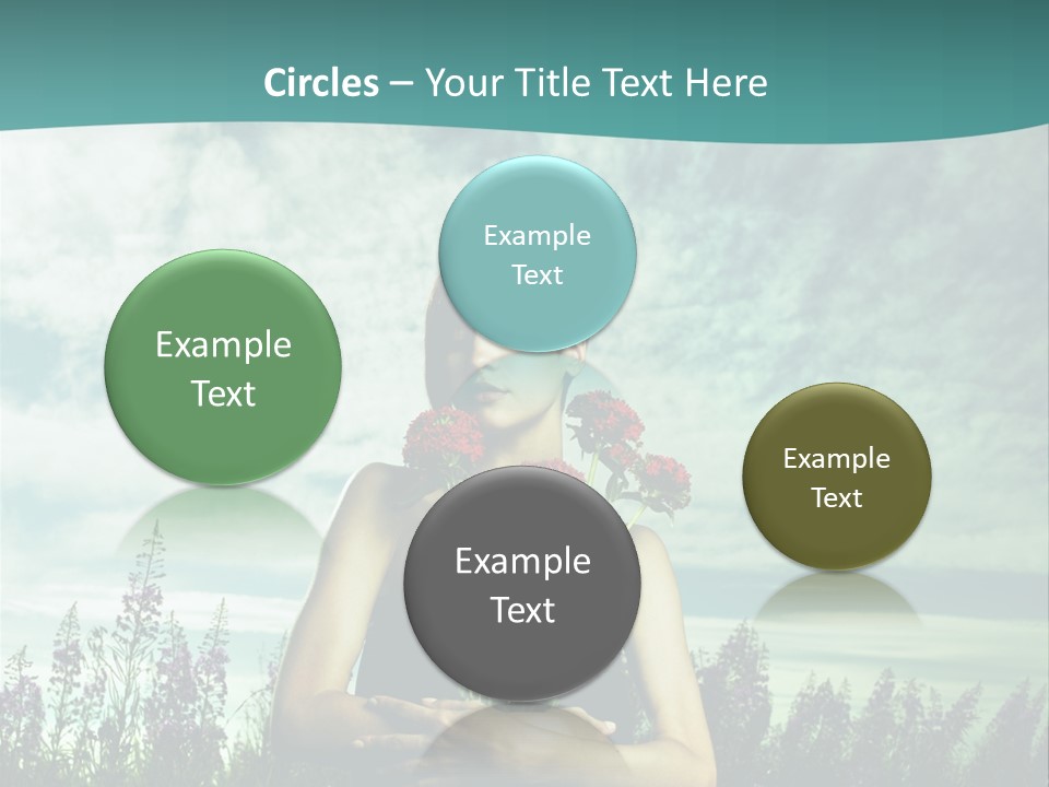 Healthy Floral Summer PowerPoint Template