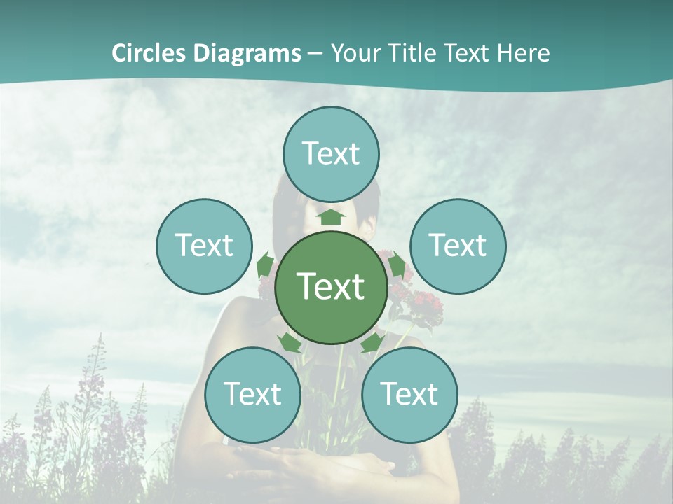 Healthy Floral Summer PowerPoint Template