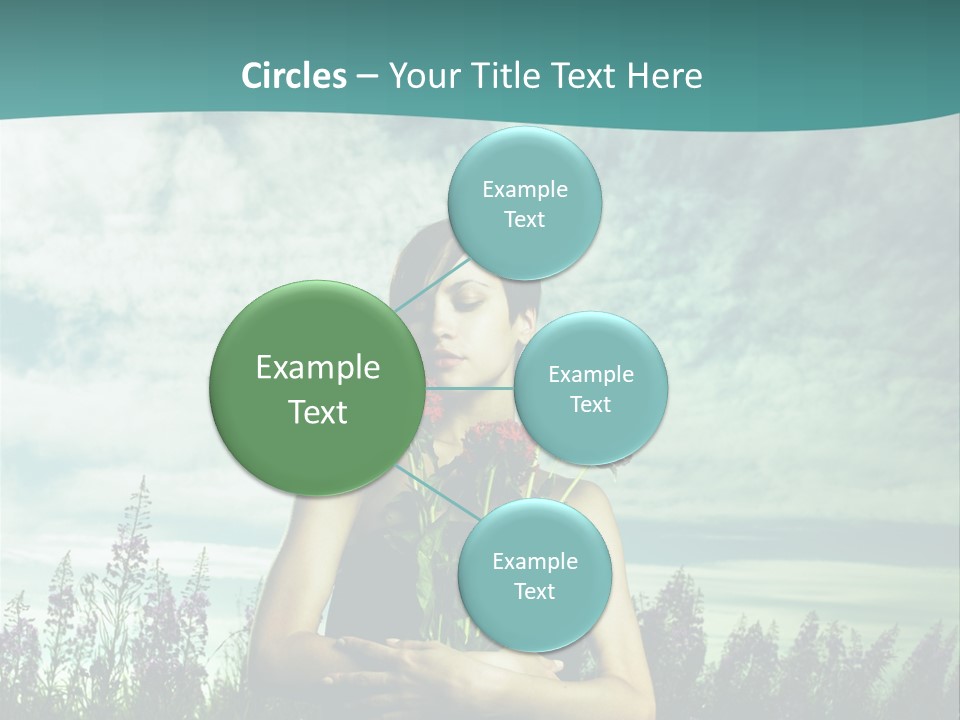 Healthy Floral Summer PowerPoint Template