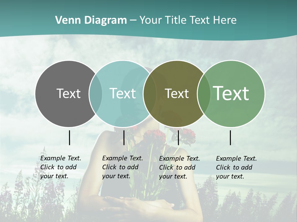 Healthy Floral Summer PowerPoint Template