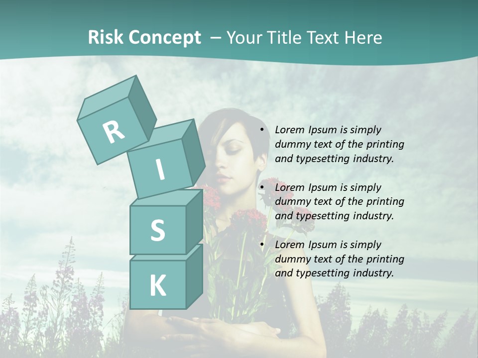 Healthy Floral Summer PowerPoint Template