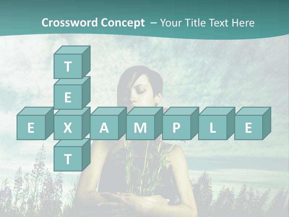 Healthy Floral Summer PowerPoint Template