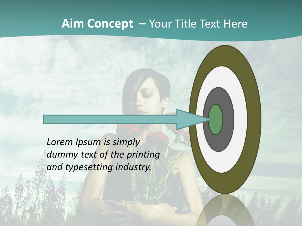 Healthy Floral Summer PowerPoint Template