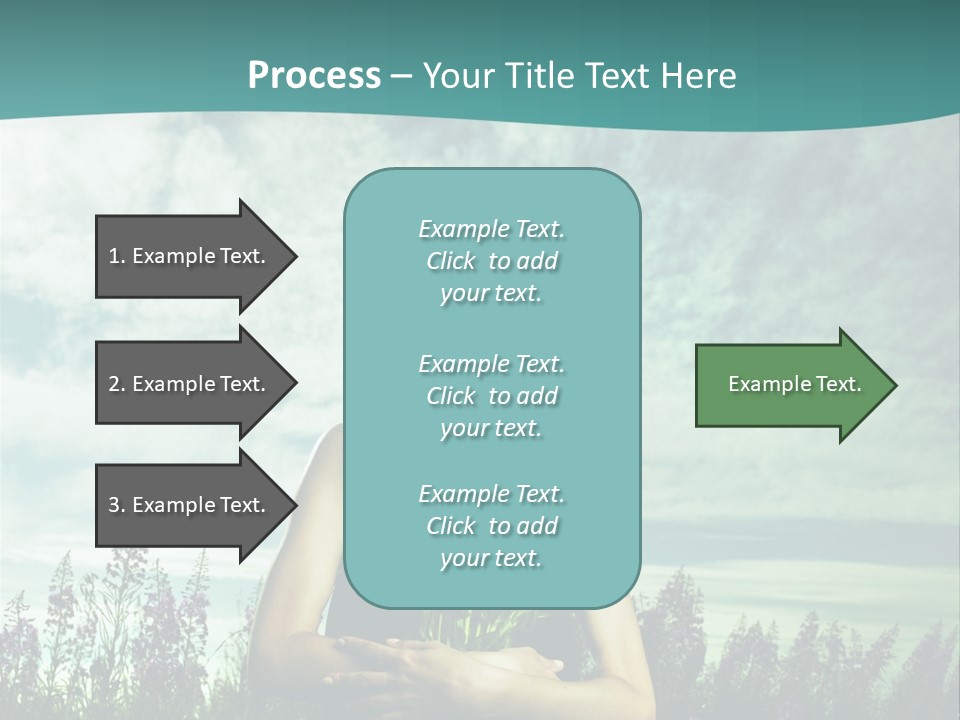 Healthy Floral Summer PowerPoint Template