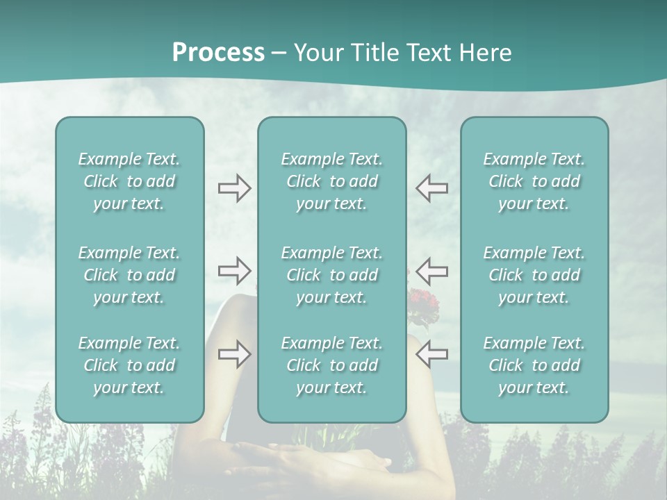 Healthy Floral Summer PowerPoint Template