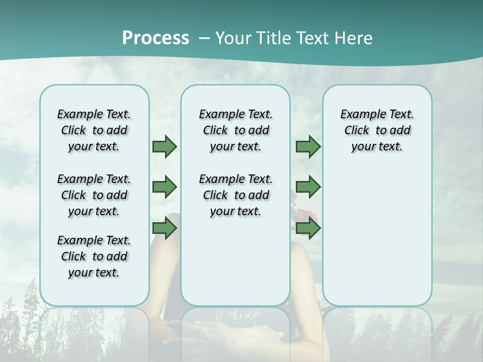 Healthy Floral Summer PowerPoint Template