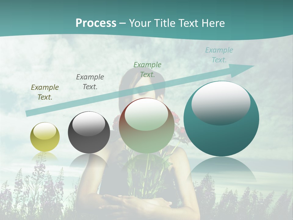 Healthy Floral Summer PowerPoint Template