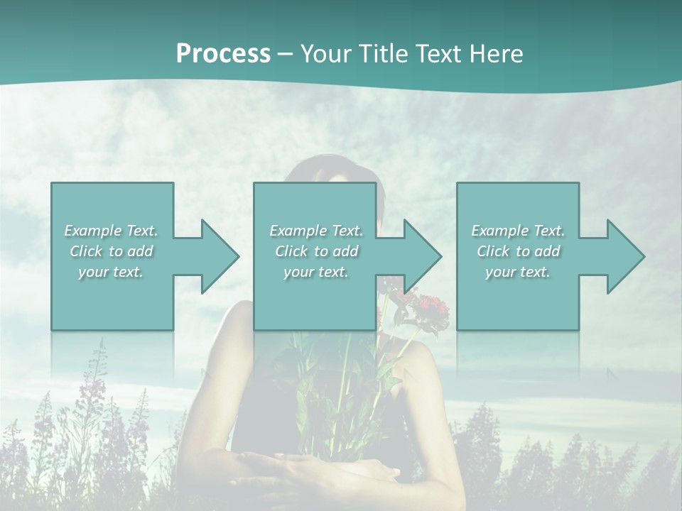 Healthy Floral Summer PowerPoint Template