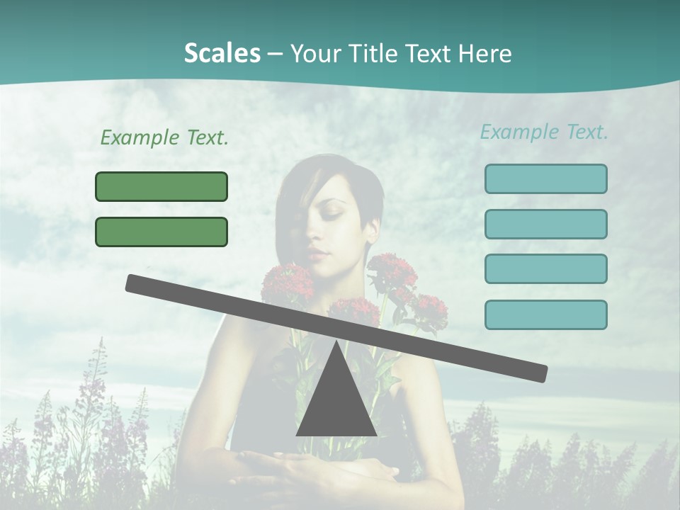 Healthy Floral Summer PowerPoint Template